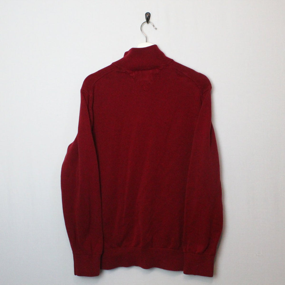 Vintage Tommy Hilfiger Quarter Zip Sweater - L/XL-NEWLIFE Clothing
