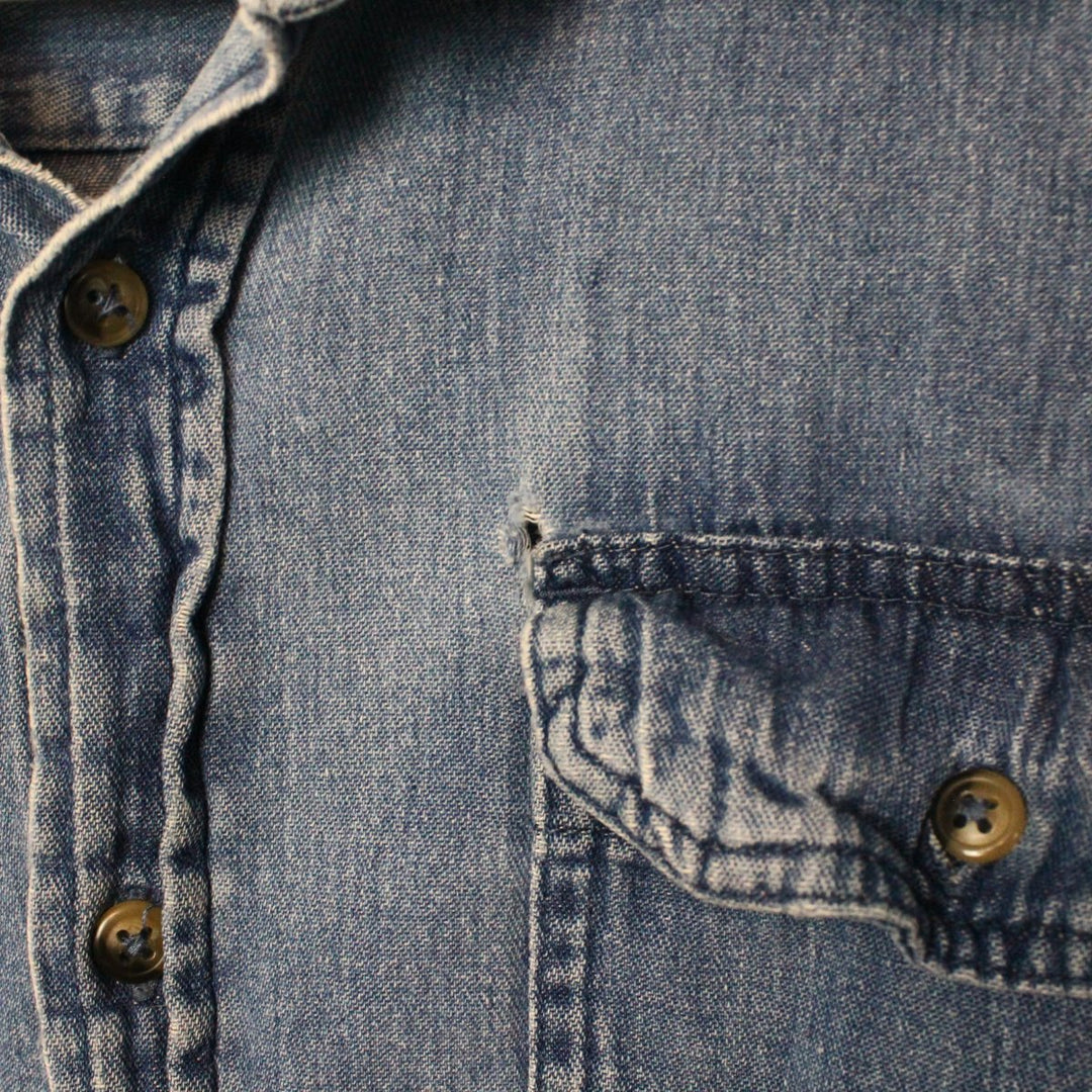 Vintage Wrangler Denim Button Up - M-NEWLIFE Clothing