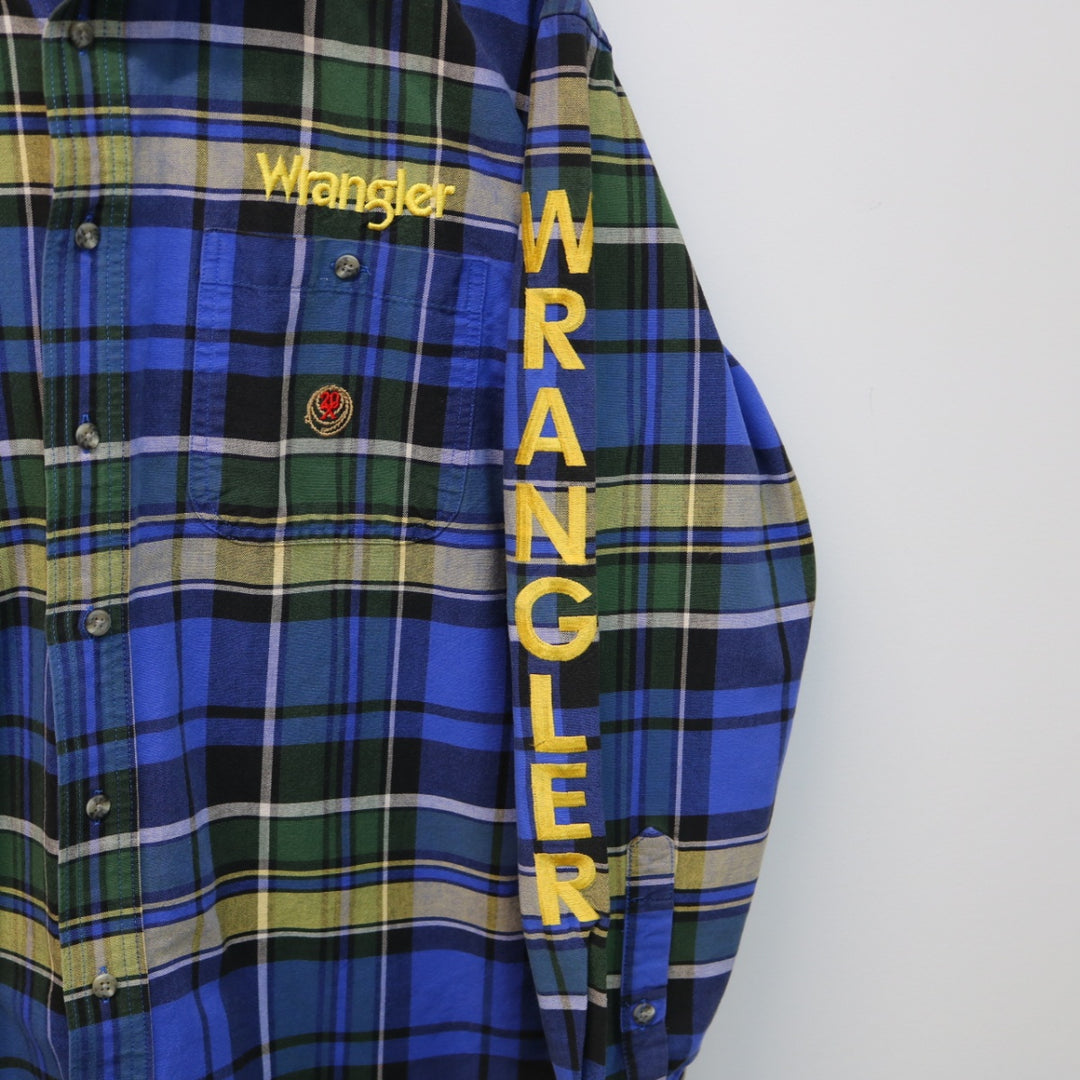 Vintage Twenty X Wrangler Plaid Button Up - M-NEWLIFE Clothing