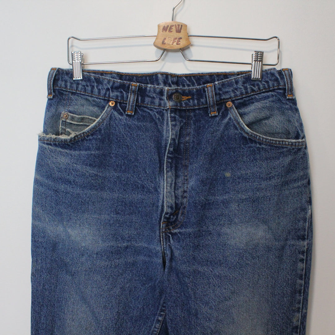 Vintage Levi's 619 Orange Tab Denim Jeans - 34"-NEWLIFE Clothing