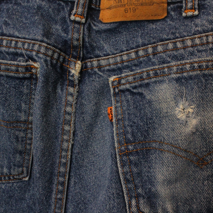 Vintage Levi's 619 Orange Tab Denim Jeans - 34"-NEWLIFE Clothing