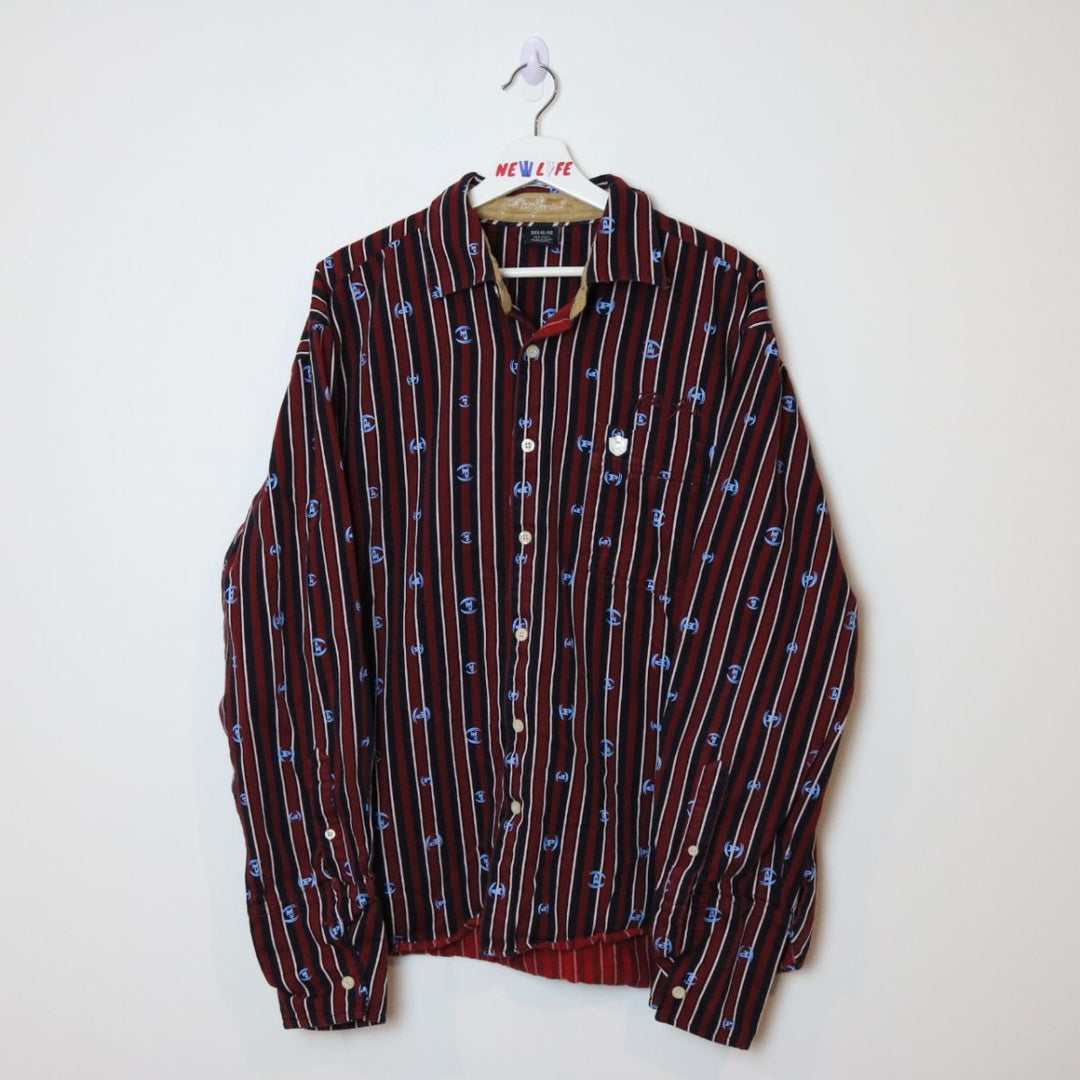 Vintage Phat Farm Striped Button Up - XL-NEWLIFE Clothing