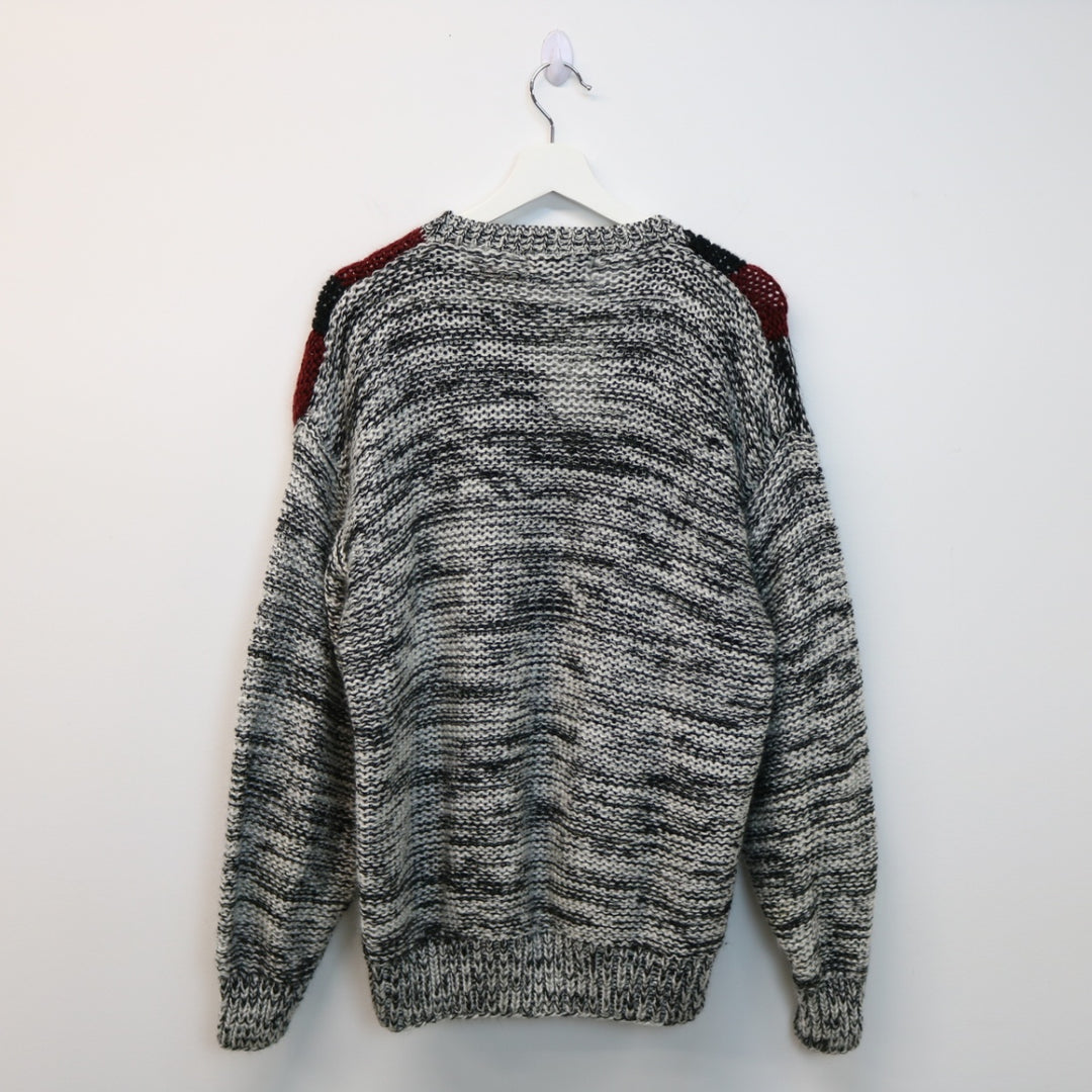 Vintage Patterned Knit Sweater - M/L-NEWLIFE Clothing