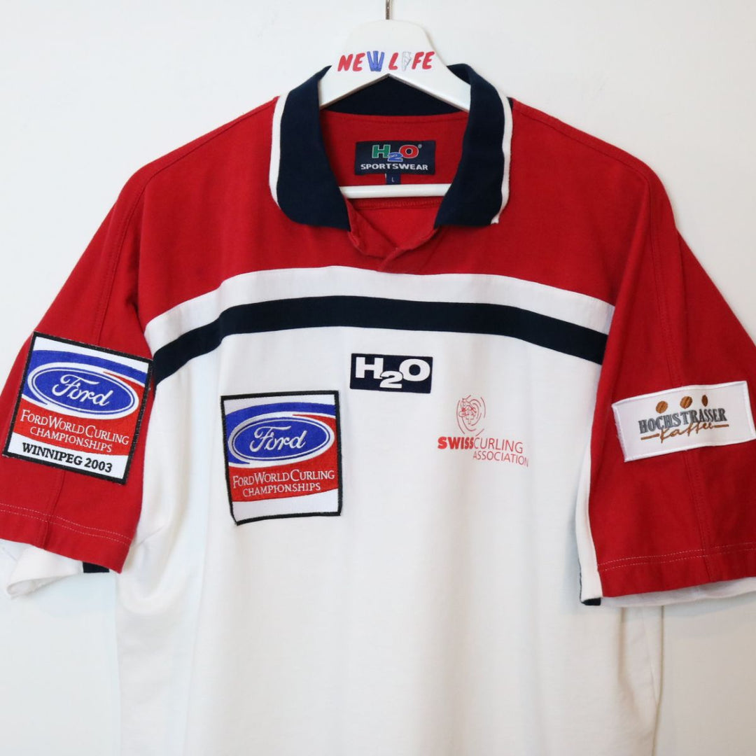Vintage 2003 Curling Championships Polo Shirt - XL-NEWLIFE Clothing