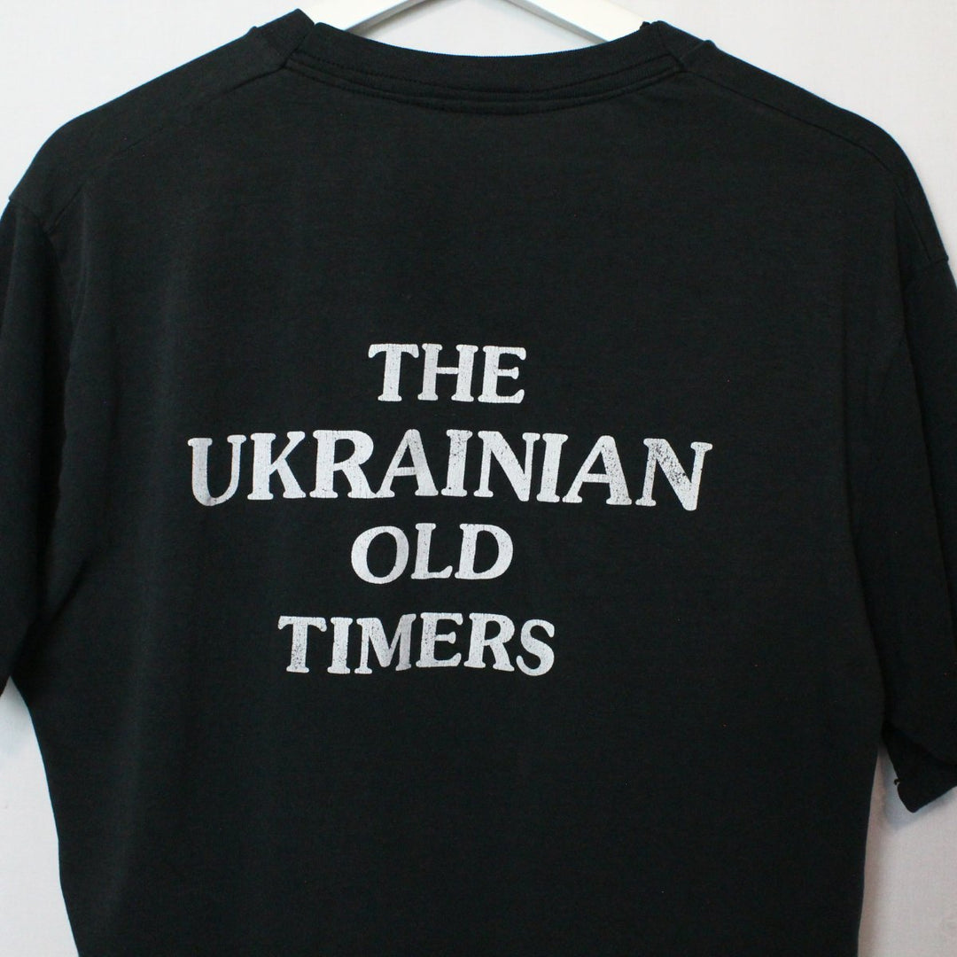 Vintage 80/90's Ukrainian Old Timers Tee - L-NEWLIFE Clothing