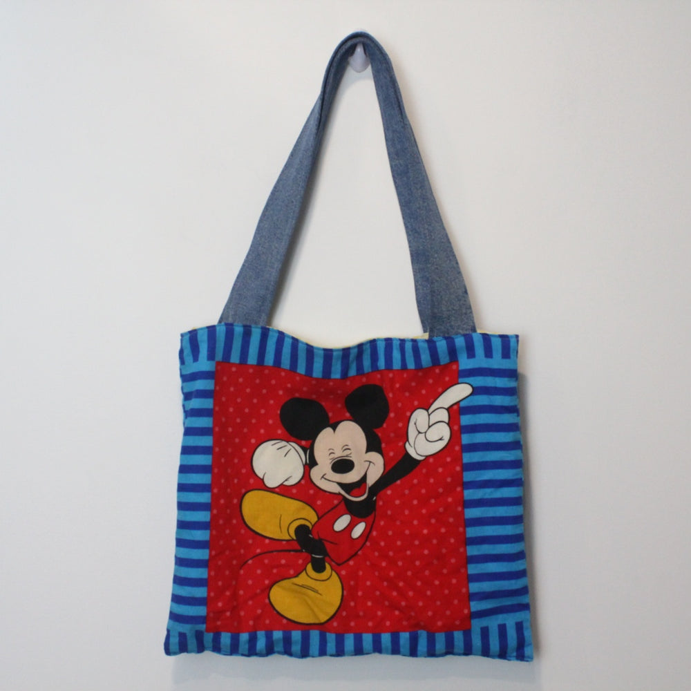 Vintage Disney Mickey Mouse Reversible Tote Bag - OS-NEWLIFE Clothing