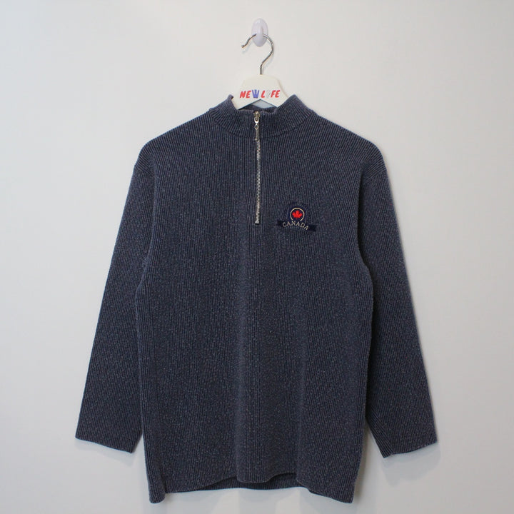 Vintage Canada Quarter Zip Sweater - XS/S-NEWLIFE Clothing