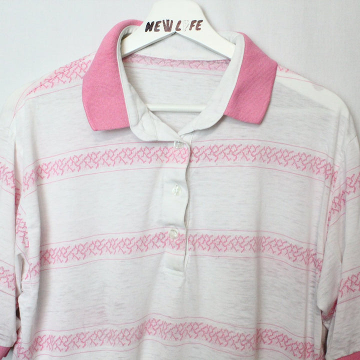 Vintage 80's Striped Polo - L/XL-NEWLIFE Clothing