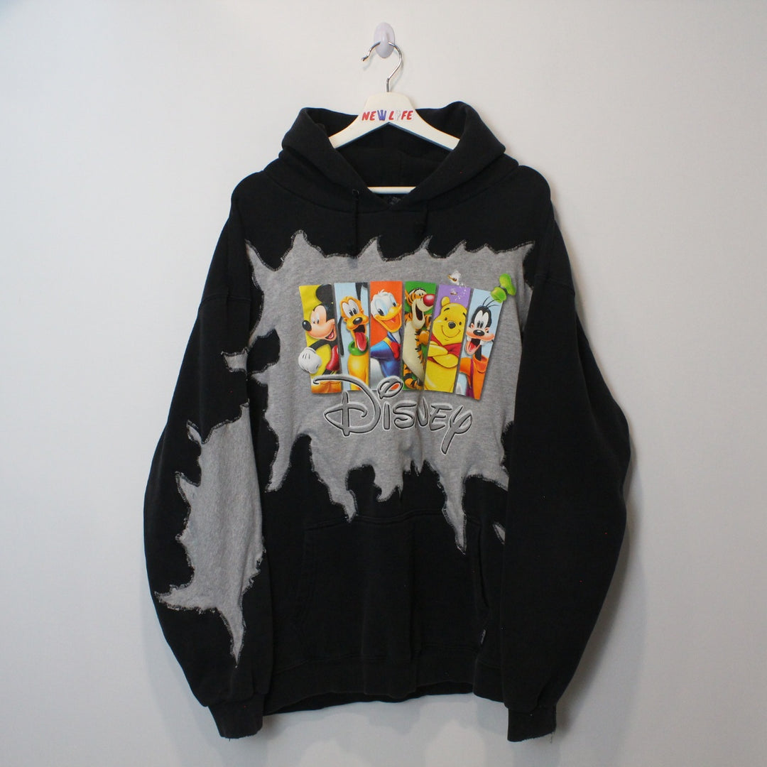 Reworked Disney Mickey and Friends Shattered Hoodie - XXL-NEWLIFE Clothing