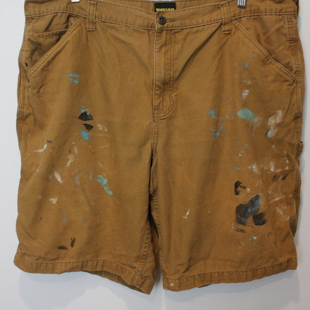 Paint Splattered Carpenter Work Shorts - 42"-NEWLIFE Clothing