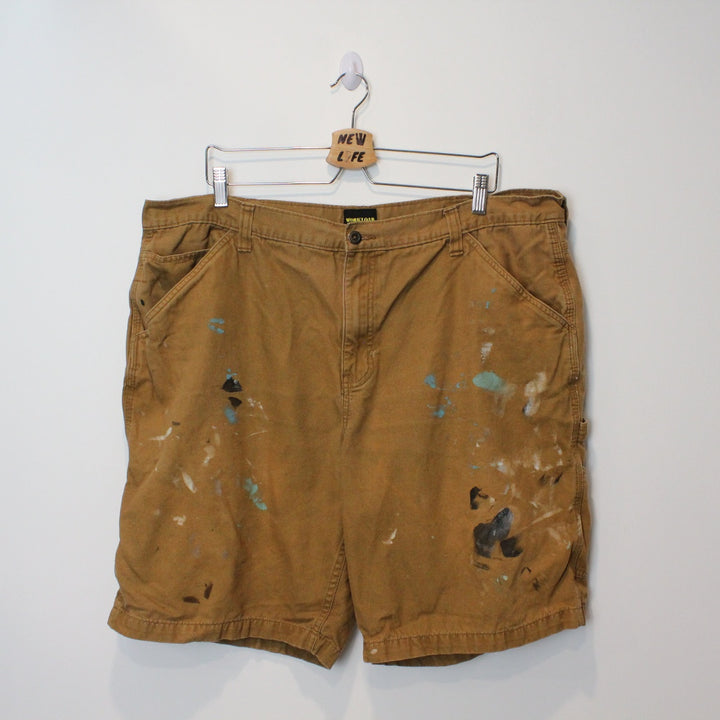 Paint Splattered Carpenter Work Shorts - 42"-NEWLIFE Clothing