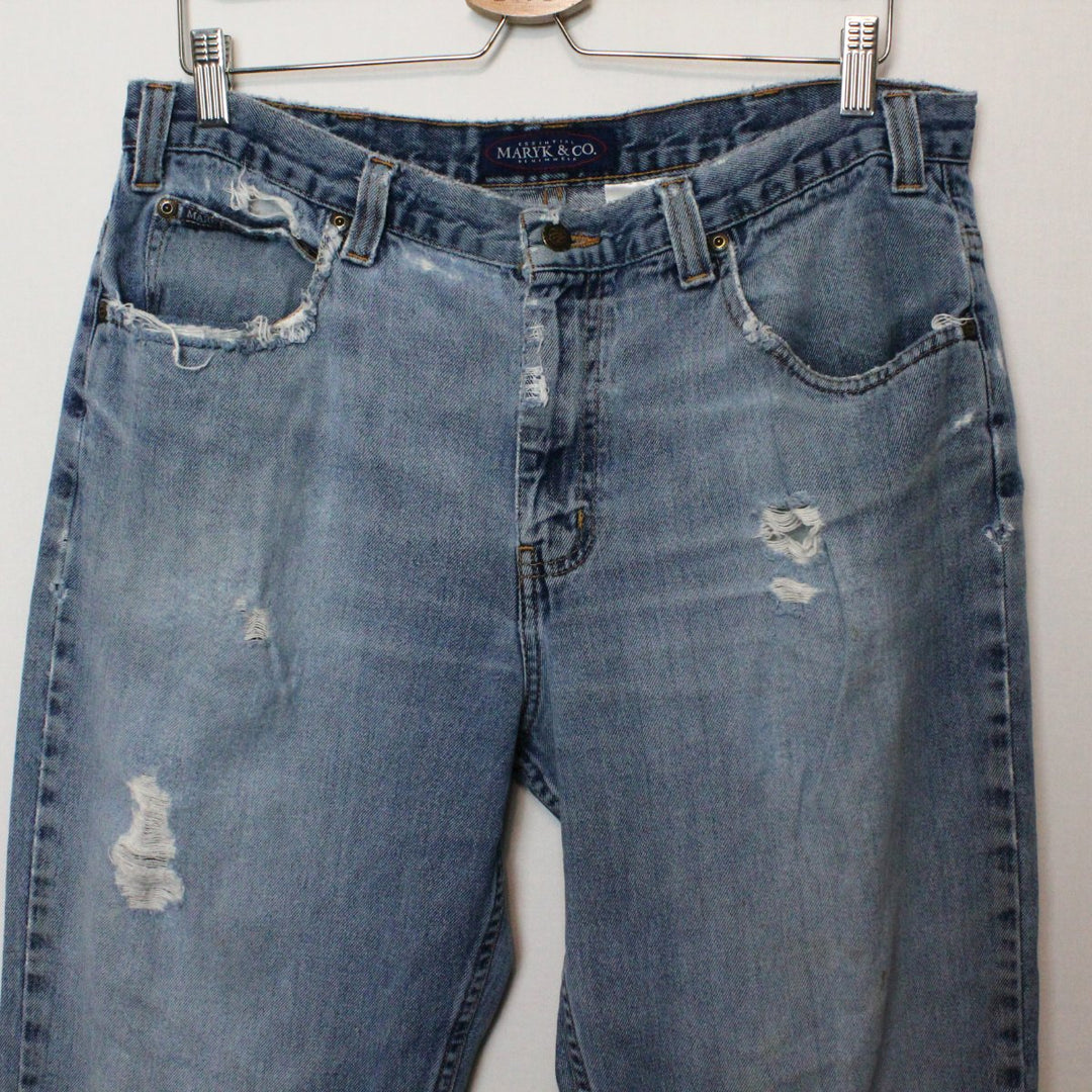 Vintage Distressed Denim Jeans - 35"-NEWLIFE Clothing