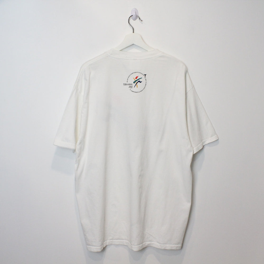 Vintage 2001 World Championship in Athletics Tee - XL-NEWLIFE Clothing