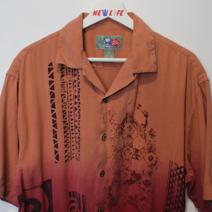 Hawaiian Print Short Sleeve Button Up - M-NEWLIFE Clothing