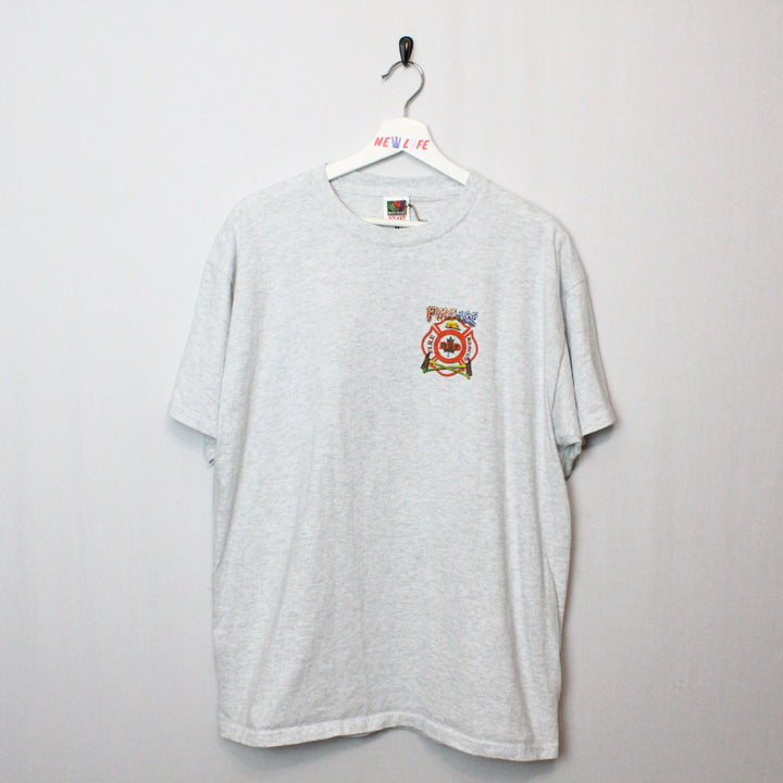 Vintage 2004 Fire Rescue Tee - XL-NEWLIFE Clothing