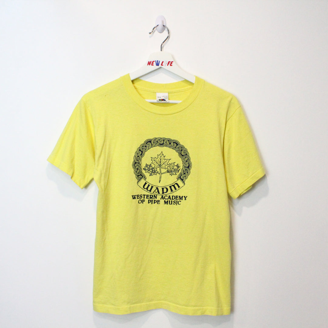 Vintage 80's Pipe Music Tee - S-NEWLIFE Clothing