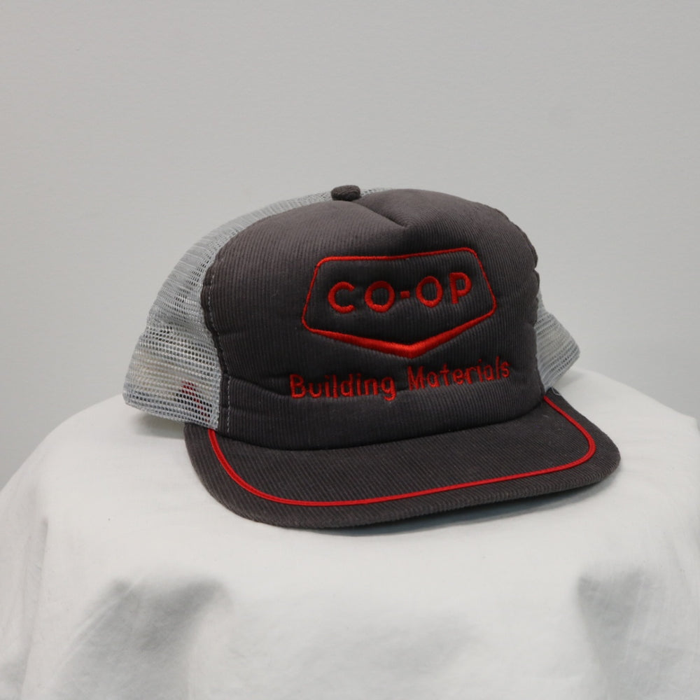 Vintage 80's Co-op Corduroy Trucker Hat - OS-NEWLIFE Clothing