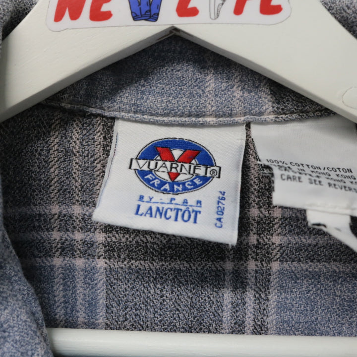 Vintage Vuarnet Plaid Flannel Button Up - S-NEWLIFE Clothing