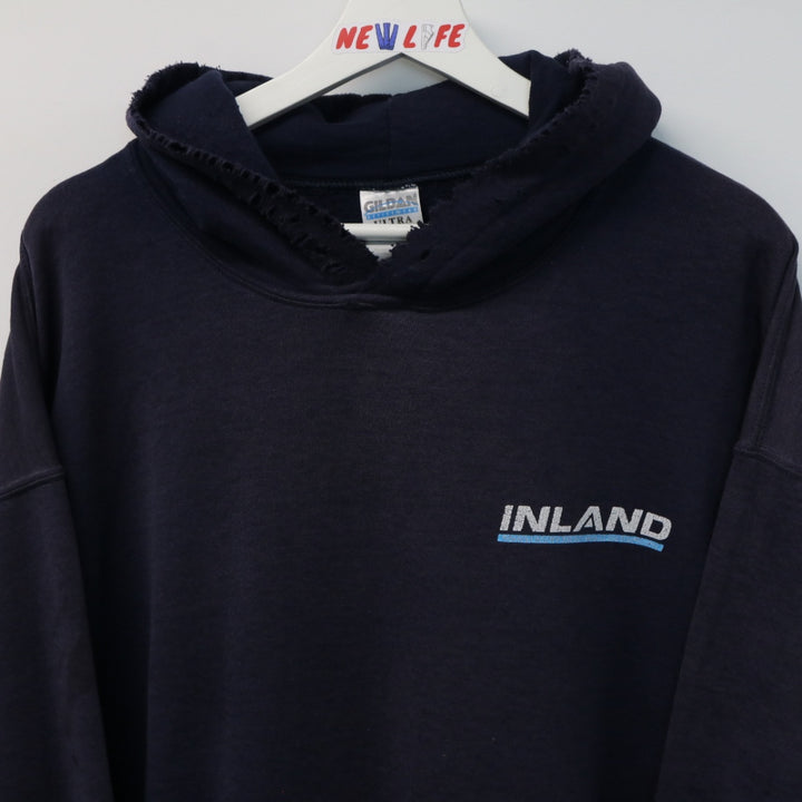 Vintage Inland Sun Faded Hoodie - L-NEWLIFE Clothing