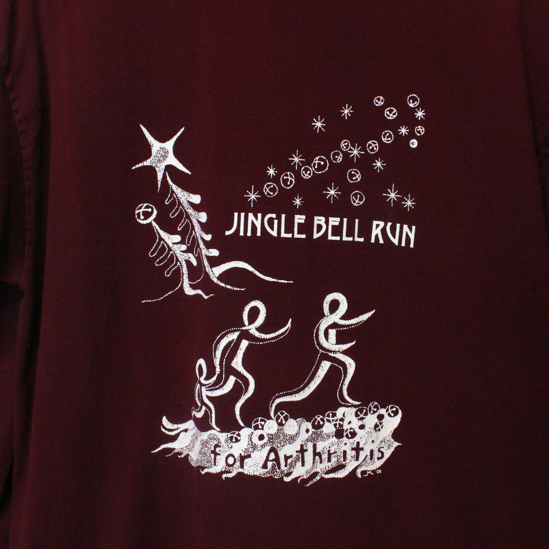 Vintage 90's Jingle Bell Run Tee - L-NEWLIFE Clothing