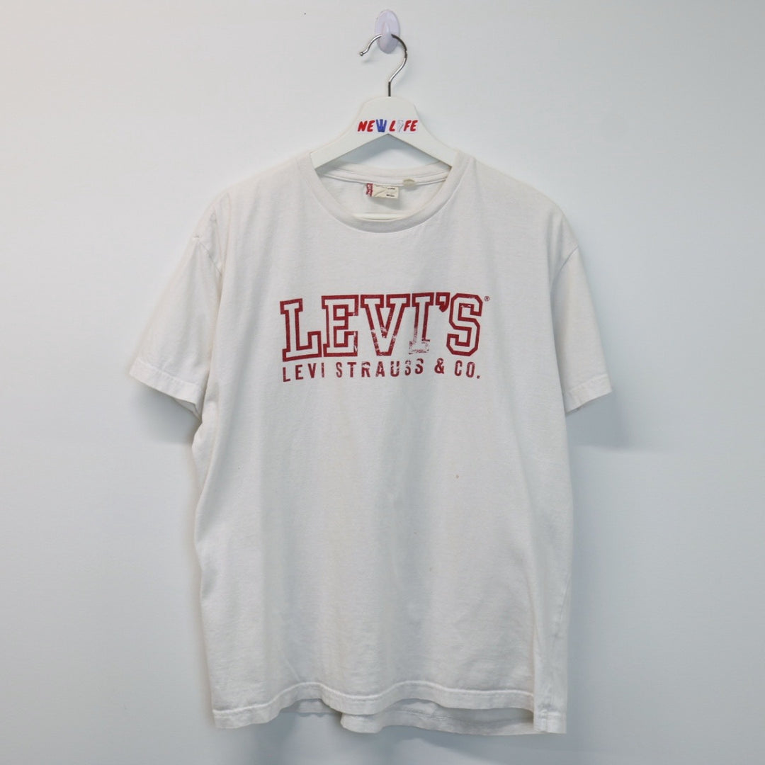 Levi's Strauss Spellout Tee - XL-NEWLIFE Clothing