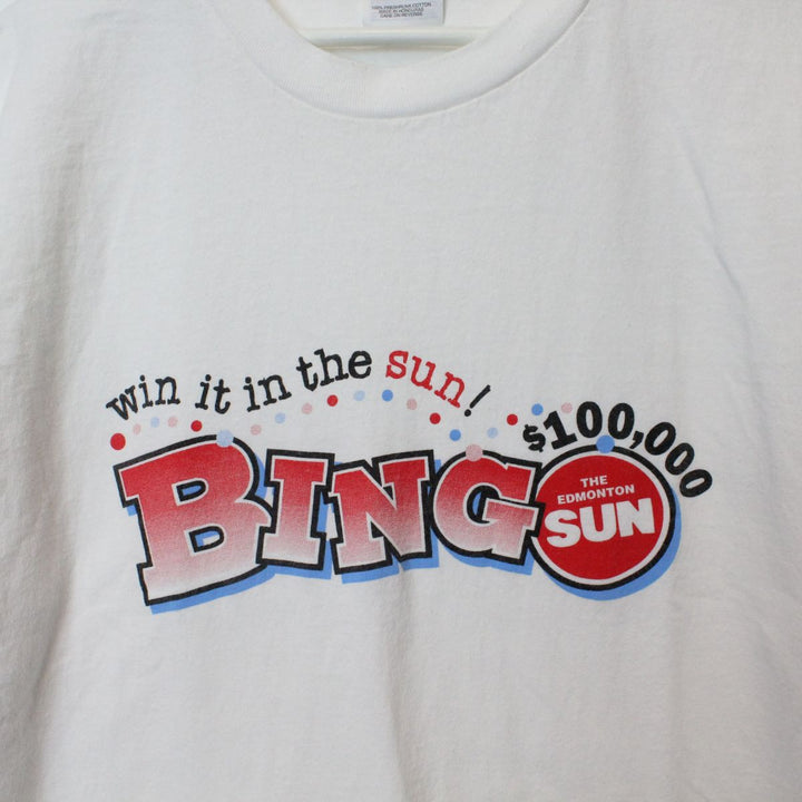 Vintage 90's Edmonton Sun Bingo Tee - XL-NEWLIFE Clothing