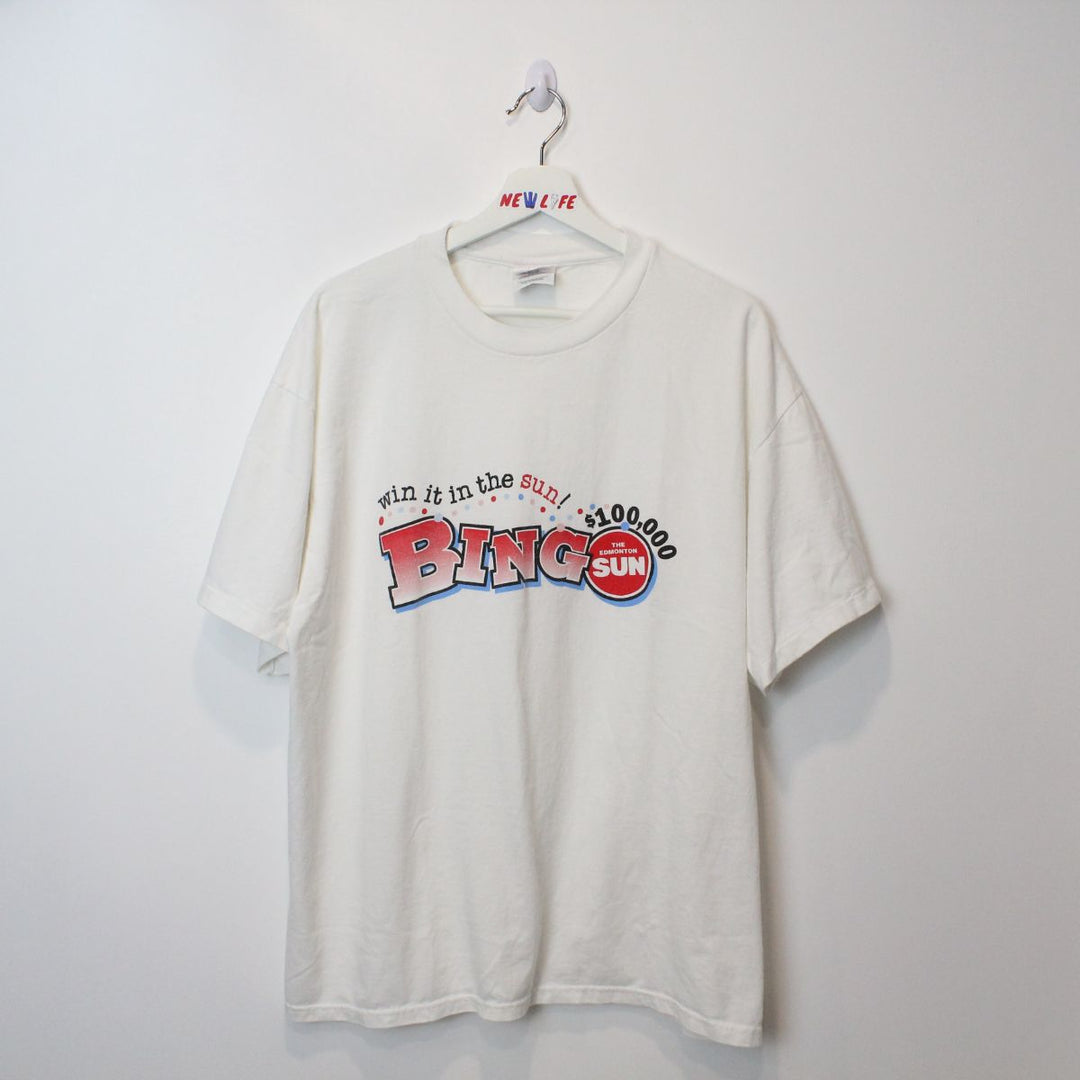 Vintage 90's Edmonton Sun Bingo Tee - XL-NEWLIFE Clothing