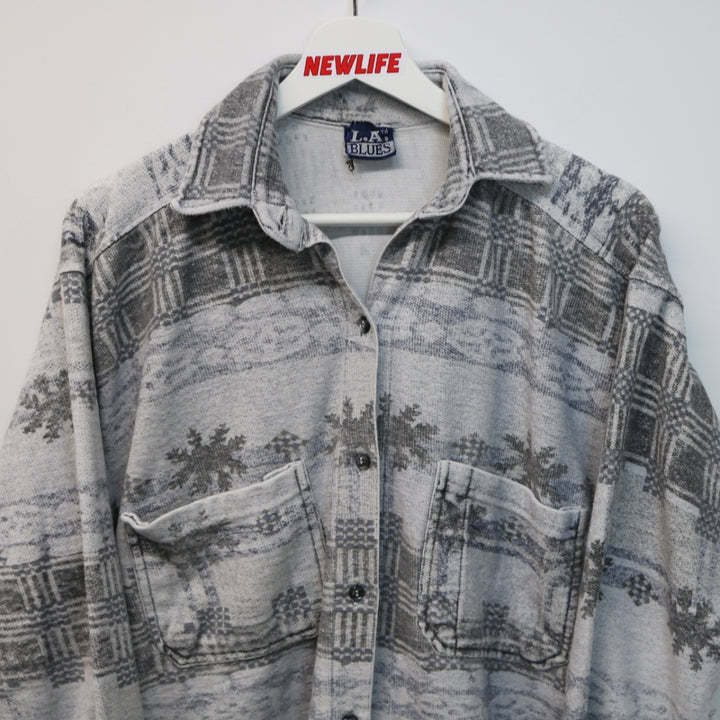 Vintage Patterned Button Up - M-NEWLIFE Clothing