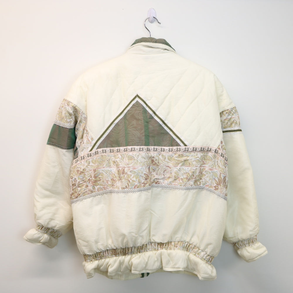 Vintage Floral Puffer Jacket - L-NEWLIFE Clothing