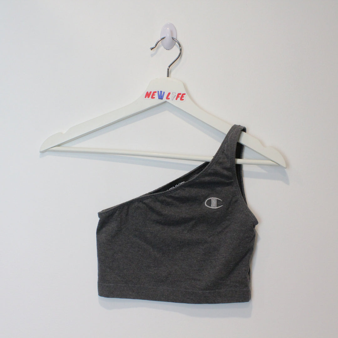 Reworked Champion One Shoulder Tank Top - XS-NEWLIFE Clothing
