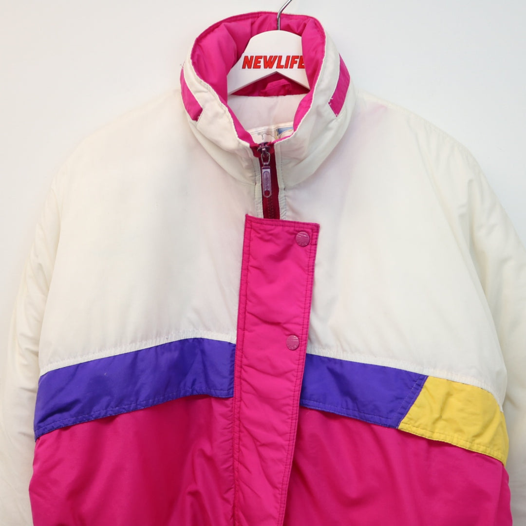 Vintage Ispo Color Blocked Puffer Jacket - L-NEWLIFE Clothing
