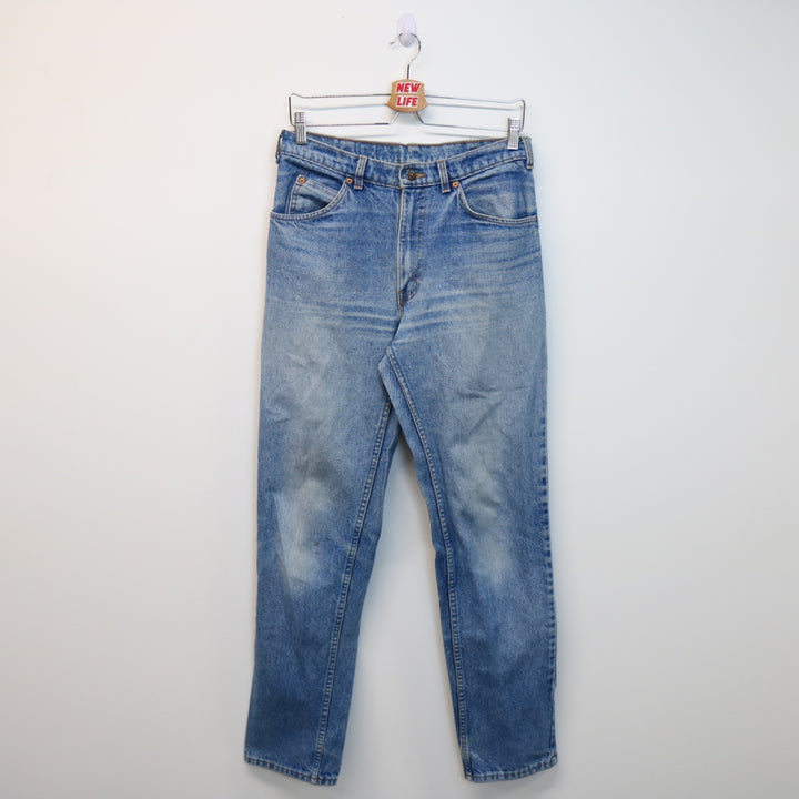 Vintage 70/80's Maroon Tab Levi's Denim Jeans - 32"-NEWLIFE Clothing