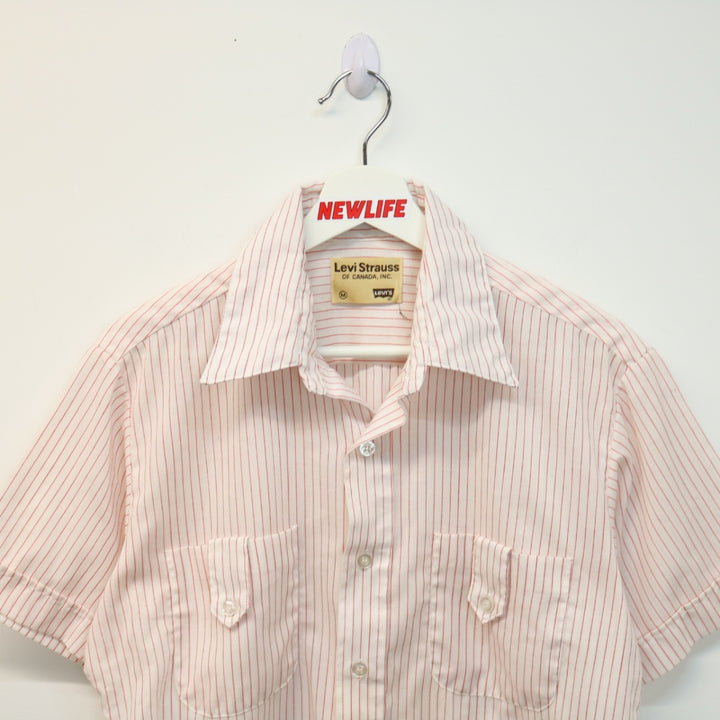 Vintage Levi's Striped Short Sleeve Button Up - S-NEWLIFE Clothing