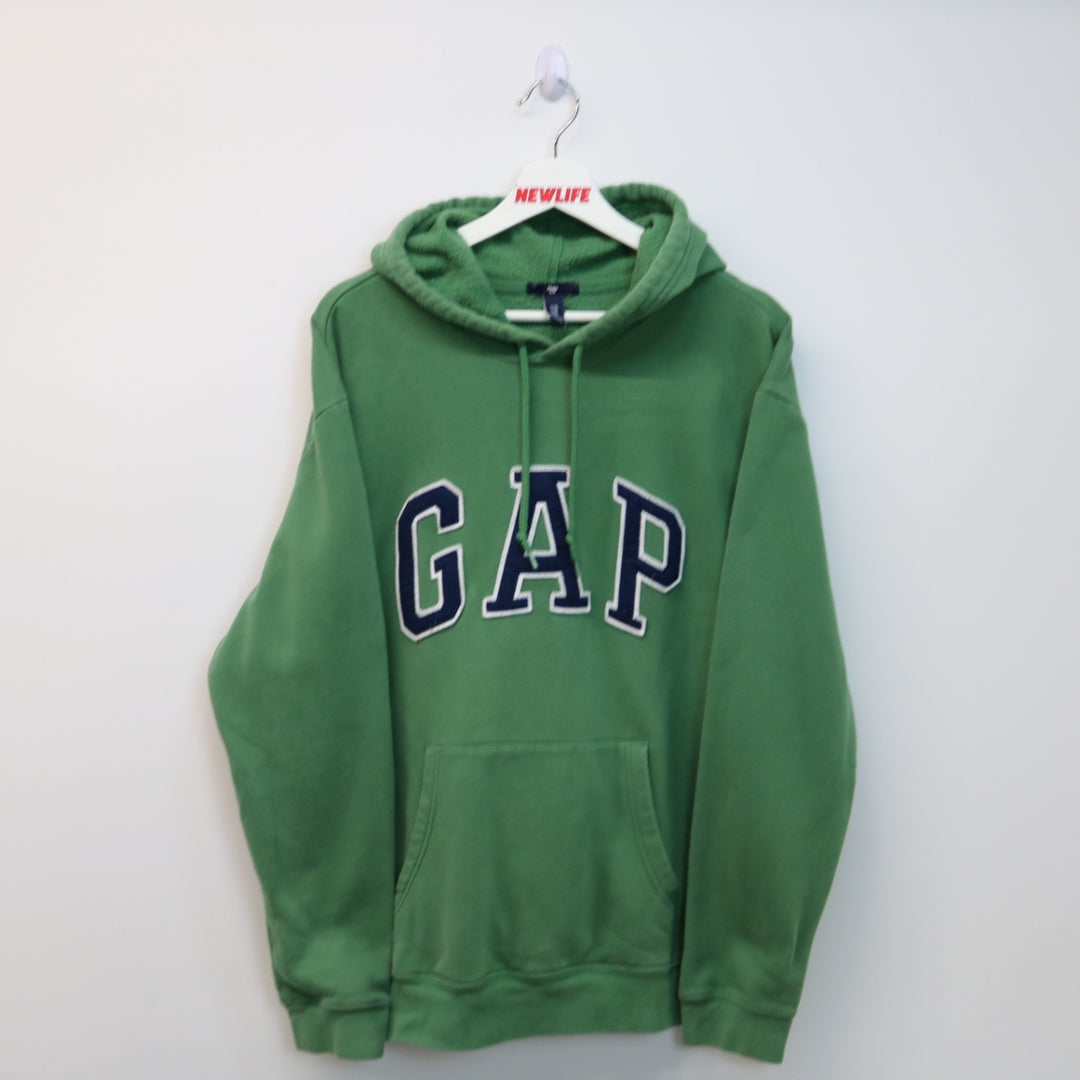 GAP Spellout Hoodie - L/XL-NEWLIFE Clothing