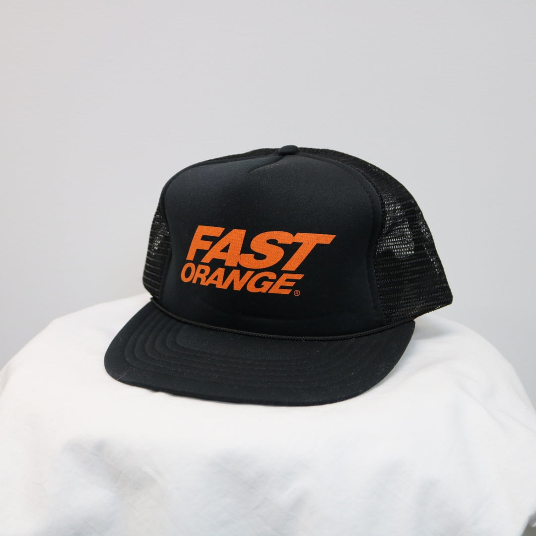 Vintage Fast Orange Trucker Hat - OS-NEWLIFE Clothing