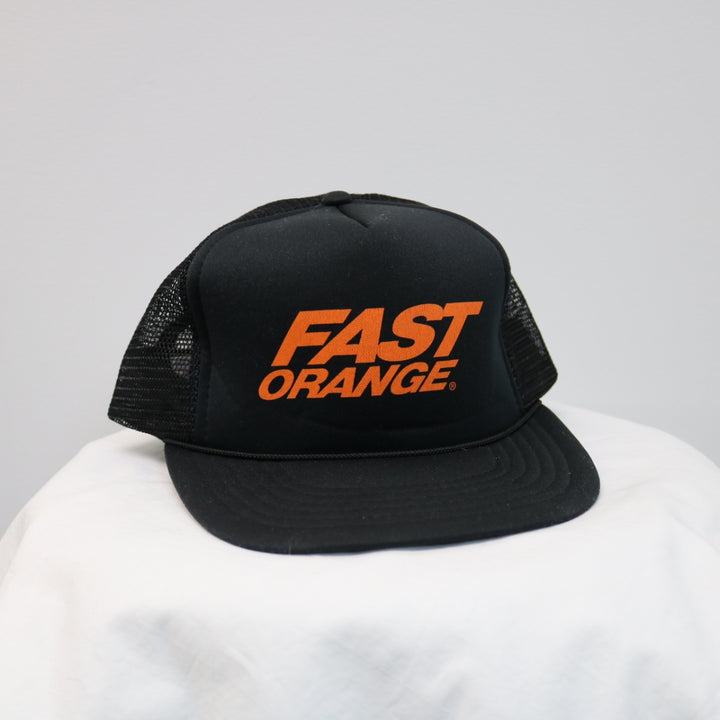 Vintage Fast Orange Trucker Hat - OS-NEWLIFE Clothing